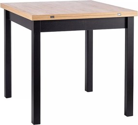 Jedálenský rozkladací stôl Flip 80/120 cm dub Artisan/čierny