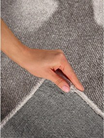 Sivý ručne tkaný koberec s prímesou vlny 80x150 cm Kari – Villeroy&amp;Boch