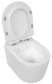 LAVITA LOSO set 2v1- závesná WC misa Rim+  +  WC sedátko LOSO so SoftClose biela