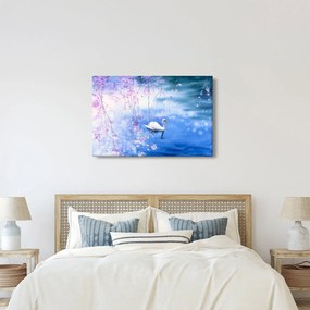 Obraz - Magické jazero (90x60 cm)