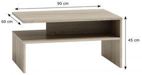 Konferenčný stolík Boston dub sonoma