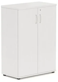 Stredná skriňa Visio 80 x 38,5 x 113 cm, biela