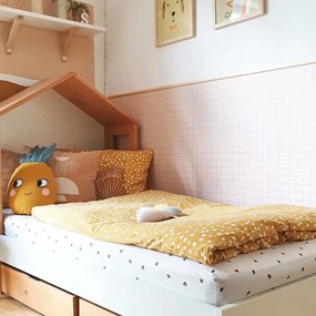 Tapeta šachový vzor béžová 280x50 cm