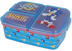 Multibox na desiatu Ježko Sonic s 3 priehradkami