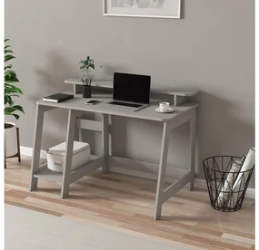 PC stolík Cantry (sivá). Vlastná spoľahlivá doprava až k Vám domov. 1107718