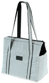 Svetlosivá prepravná taška pre psa Dog Fantasy Platinum – Plaček Pet Products