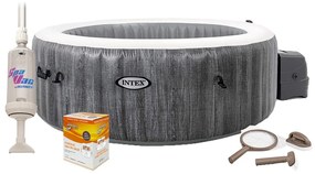 Intex | Vírivý bazén Pure Spa - Bubble Greywood Deluxe AP 4 + výhodný set príslušenstva | 19900145