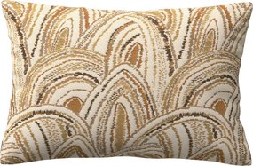 Karin - jednoduchá obliečka, 60x40cm farba produktu béžová látka zapletaná, vzorované