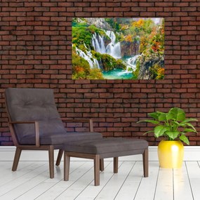 Obraz - Národný park Plitvické jazerá (90x60 cm)