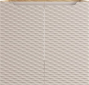 Comad Kúpeľňová skrinka pod umývadlo Ocean Beige 60 béžová/dub olejovaný