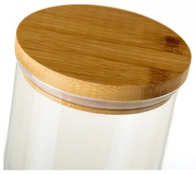 Sklenená dóza s bambusovým viečkom Casa Selección, 1,4 l
