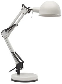 KANLUX Kancelárska stolná retro lampa DIXIT, 1xE14, 40W, biela