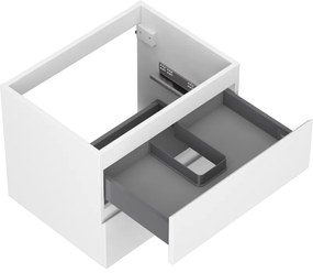 Mexen Orio, kúpeľňová skrinka 60 cm, 2 zásuvky, biela matná, 91A10-06047-2-BFF01