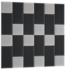 Čalúnený panel na stenu Quito 30x60 cm - čierna