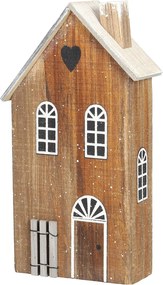 Dekorácia Snow House 25cm natural
