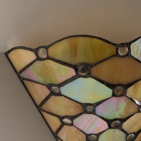 Endon 64302 - Nástenné svietidlo Tiffany PEARL 1xE14/40W/230V