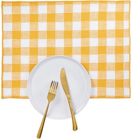 MEDLEY Prestieranie látkovej kocky 47 x 35 cm - žltá