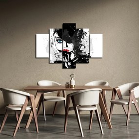 Obraz - Tajomná žena (150x105 cm)