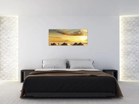 Obraz - Chatrče na púšti (120x50 cm)