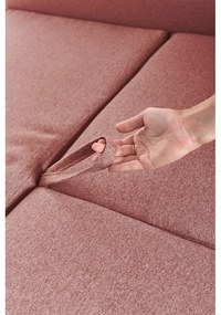 Ružová variabilná rozkladacia rohová pohovka Bonami Selection Pop