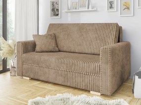 Rozkladacia pohovka Carivia Piano III (svetlohnedá) (s úl. priestorom). Vlastná spoľahlivá doprava až k Vám domov. 1105512