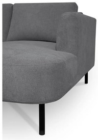 Tmavosivá rohová pohovka (ľavý roh/do "U") Hero – Scandic