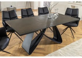 Rozkladací jedálenský stôl Infinity 45182 180/220/260 x 90cm Rust black Ceramik - Komfort-nábytok