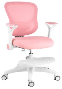 Detská rastúca stolička Neoseat JUNI 007 — látka, prateľný poťah, ružová