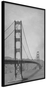 Plagát v ráme - Bridge in San Francisco