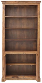 furniture-nabytek.cz - Rustikálna knižnica 100x200x45 z indického masívu palisander