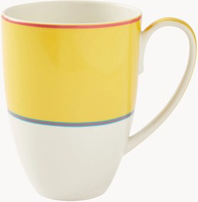 Porcelánové hrnčeky Calypso Yellow, 4 ks