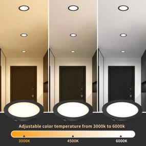 Immax NEO 07297L - LED stmievateľné podhľadové svietidlo DOWN LED/36W/230V Wi-Fi, Tuya  priemer 23 cm, čierna