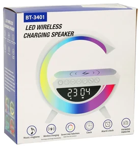 IKO LED svetlo s indukčnou nabíjačkou s rádiom