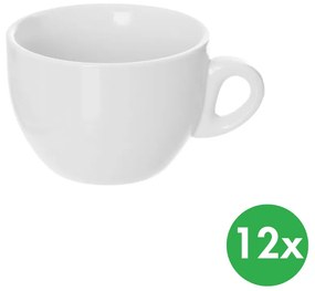 Hrnček MONA Cappuccino, 0,21 l, porcelán, 12 ks