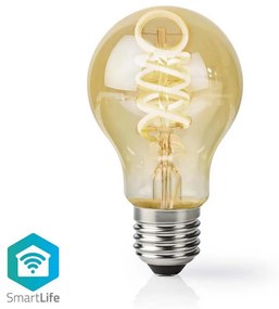 Nedis WIFILRT10A60 - LED Stmievateľná žiarovka A60 E27/4,9W/230V Wi-Fi 1800-6500K