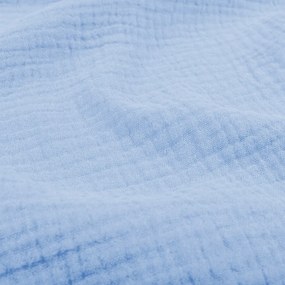 Biante Mušelínová plienka/dečka Nature MSN-039 Nebesky modrá 120x120 cm