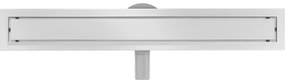 Mexen Flat 360 ° MGW rotačný lineárny odtok 70 cm biele sklo - 1027070-40