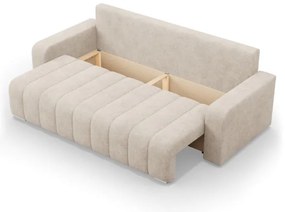 Trojmiestna rozkladacia sedačka ABRIELLE béžová