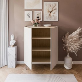 VYSOKÁ KOMODA LUCCA KAŠMÍR / DUB LINEA 97 cm