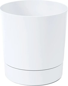 Kvetináč s podstavcom AURA 200 – biely*51243
