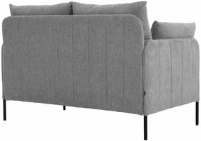 Sedačka Ziden 2-miestna látka - svetlosivá