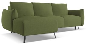 Zelená rohová pohovka (ľavý roh) Malie – Makamii