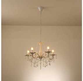 Luster na reťazi 5xE14/15W/230V