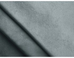 Svetlomodrá čalúnená dvojlôžková posteľ s roštom 160x200 cm Akela – Makamii