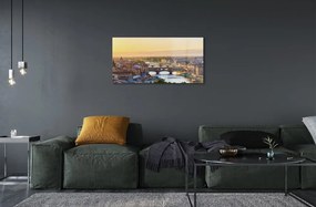 Sklenený obraz Taliansko Sunrise panoráma 140x70 cm
