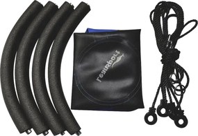 LEAN Sport Záhradná hojdačka Čapie hniezdo pre deti Modrá 80cm