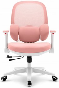 Ergonomické ružové detské kreslo HC-999 - látkové