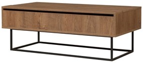 Dizajnový konferenčný stolík Gabryle 120 cm vzor orech