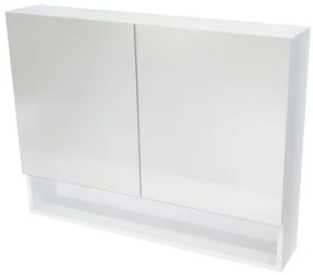 Zrkadlová skrinka Naturel Vario Dekor 90x68,6 cm lamino biela VARIOG90BI, 1 ks