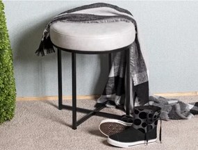 Taburet Rafael, svetlo šedý%